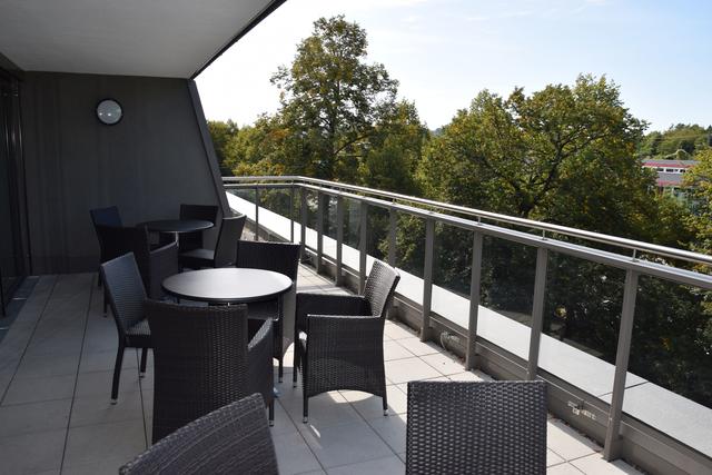 Dachterrasse über der Wilhelmstraße. | Foto: ch