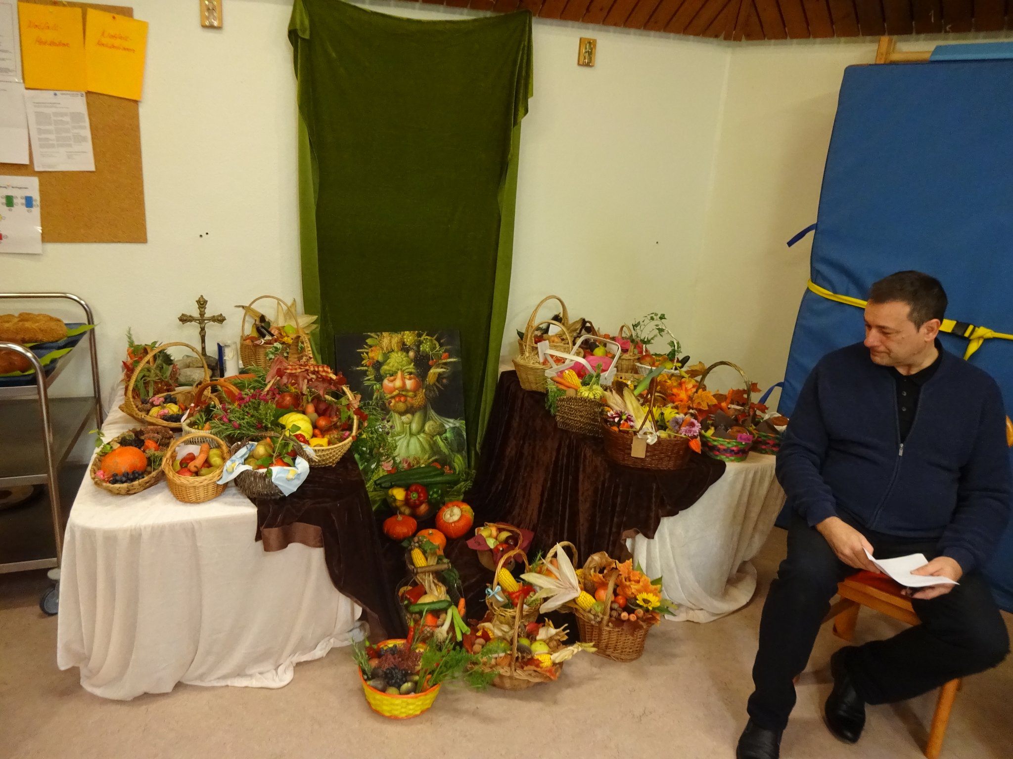 Erntedankfeier im katholischen Kindergarten St. Mauritius Neibsheim