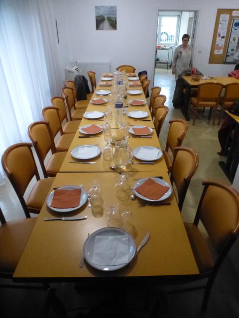 Alles bereit zum Mittagessen