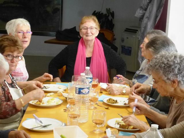 Madame LeSaout, unermütliche Kämpferin seit vielen Jahren für das Backwochenende se
