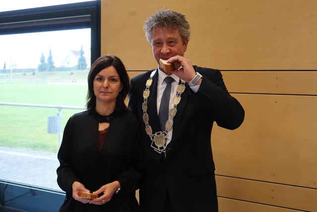 Bürgermeister Ulrich Hintermayer mit Ehefrau Christine. | Foto: war