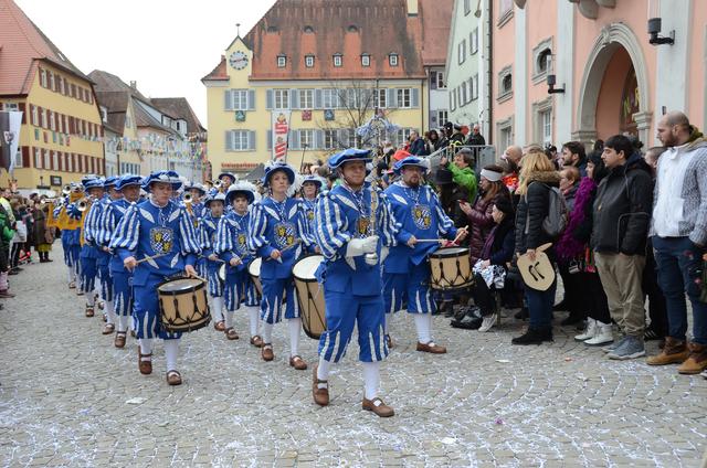 Bereits zum 20. Mal in Folge nahm der Fanfaren- und Trommlerzug Bretten 1504 an der schwäbisch-alemannischen Fasnet in Rottenburg am Neckar teil.