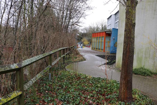 An dieser Stelle endet der öffentliche Fahrradweg.