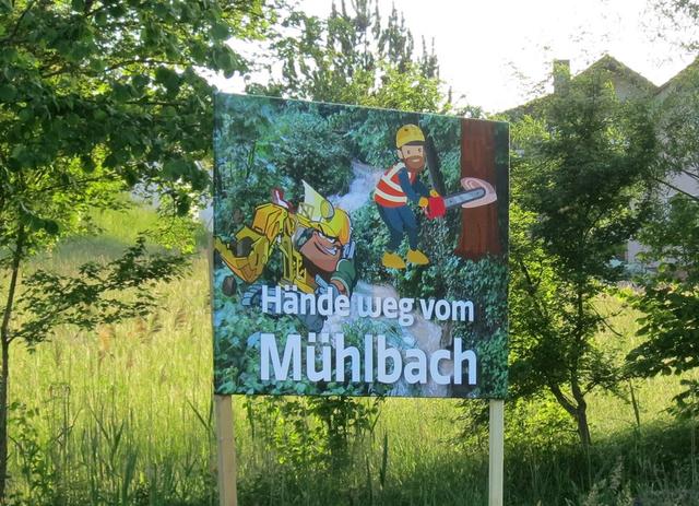 Von Erich Rieger angefertigtes Plakat.