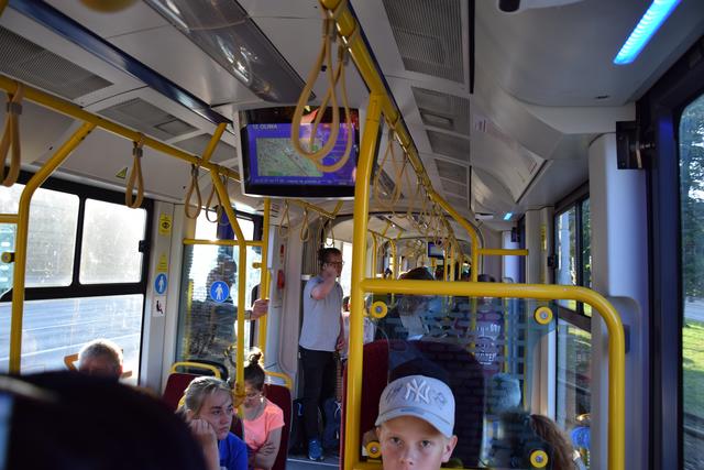 Fahrt mit einem modernen Wagen der Danziger Straßenbahnen. | Foto: ch
