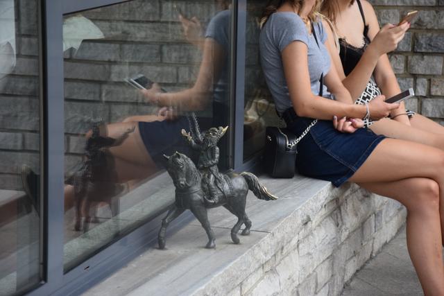 Reiterzwerg am Museumsshop des Panoramas von Raclawice in Wroclaw. | Foto: ch