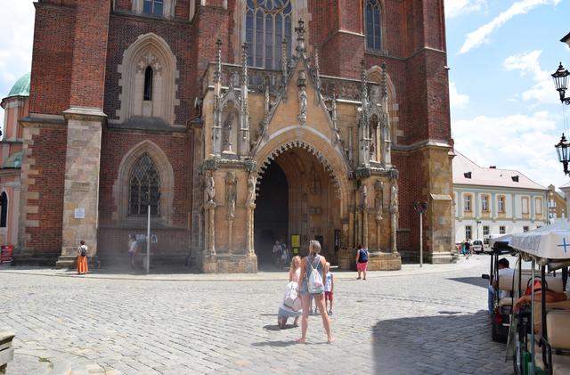 Eingang zur Kathedrale auf der Dominsel in Wroclaw. | Foto: ch