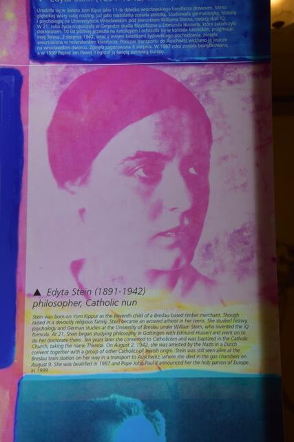 Gedenken an Edith Stein: Die aus einer jüdischen Familie aus Breslau stammende katholische Nonne wurde von den Nazis in Auschwitz ermordet. | Foto: ch