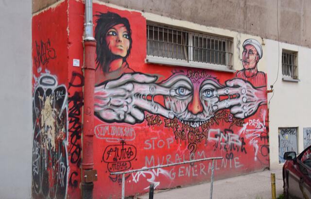 Street Art in Wroclaw: Triste Fassaden und verlassene Gebäude bieten in ganz Wroclaw viel Platz für junge Künstler/innen. | Foto: ch