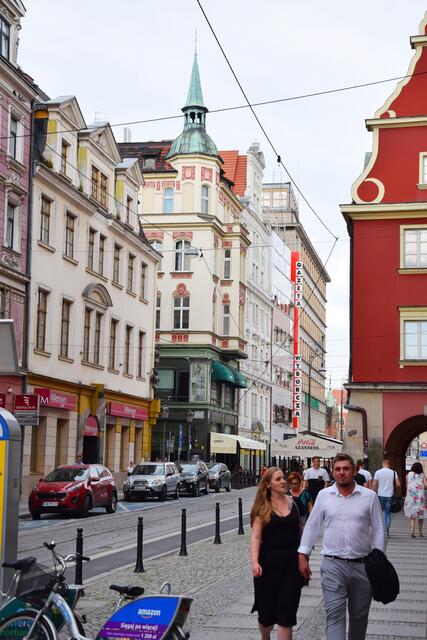 Prächtige Fassaden aus der Belle Epoque: Die Russische Straße in Wroclaw. | Foto: ch