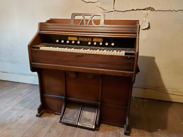 Dieses Harmonium soll laut Otto Mansdörfer gegen eine Spende an die Stadt Bretten abgegeben werden. | Foto: privat