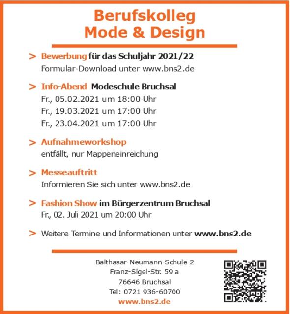 Foto: Modeschule Bruchsal