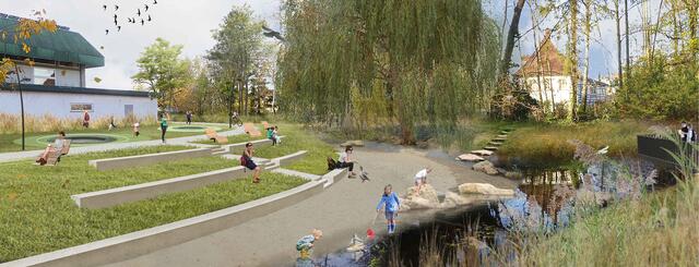 Das neu geplante Gebiet an der Withumanlage. | Foto: Stadt Bretten