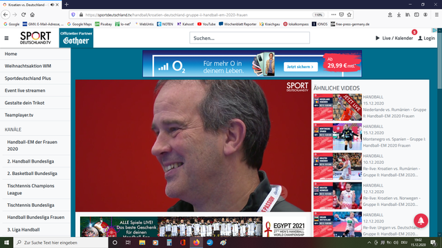 Am Anfang war noch viel Lachen...
Screenshot Wolfgang Merkel
ScreenShot&gt;Copyright: Sportdeutschland.TV