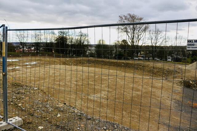 Auf diesem Grundstück soll das neue Fachärztehaus auf dem Rechberg-Areal entstehen.