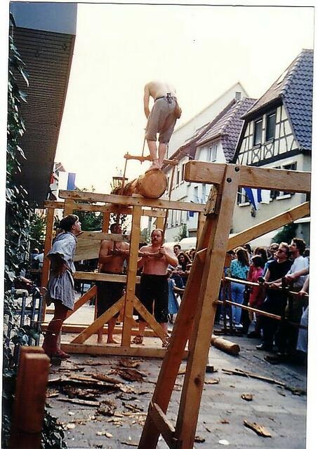 Zimmermannsarbeiten 1994 | Foto: privat