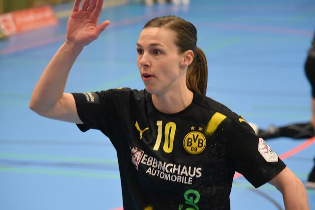 Inger Smits, beste Spielerin Rückraum Mitte der Saison 20/21. 
FotoArchiv Merkel+Merkel