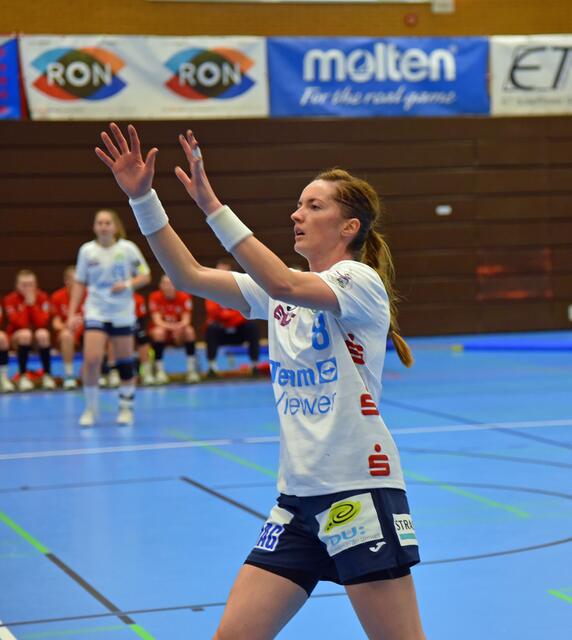 Die rumänsische Rückraum-Linke, die 2019 vom TV Nellingen (Insolvenz) kam und Frisch Auf Göppingen nun verlassen wird.
FotoArchiv Merkel+Merkel