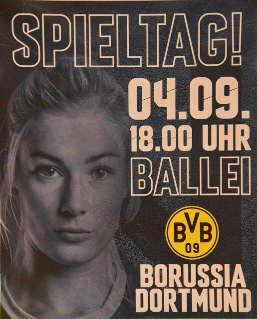 SUN-Werbeplakat für das Match am Samstag
FotoArchiv Merkel+Merkel