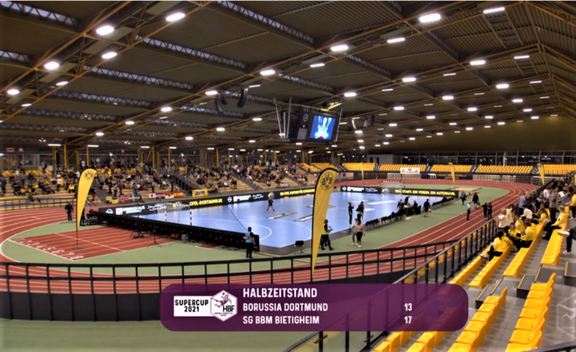 Ort des Machtwechsels im deutschen Damenhandball. Die Hornig-Halle sah ein 31:21 für die Red Ladies aus Bietigheim vs. Borussia Dortmund...
FotoAchuiv Merkel+Merkel