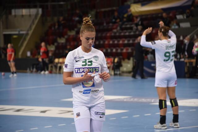 Szene aus dem Match Bietigheim versus Ferencvaros Budapest. 
FOTOArchiv Merkel+Merkel