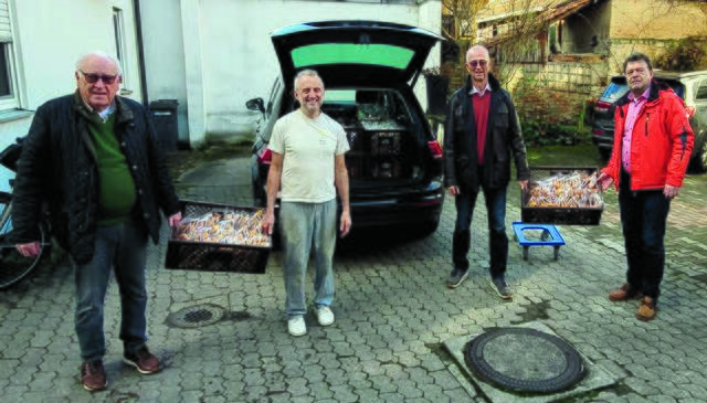 Wolfgang Melter, Friedbert Stiefel, Dr. Karl Strobel, Jürgen Bischoff (von links).  | Foto: Stiefel