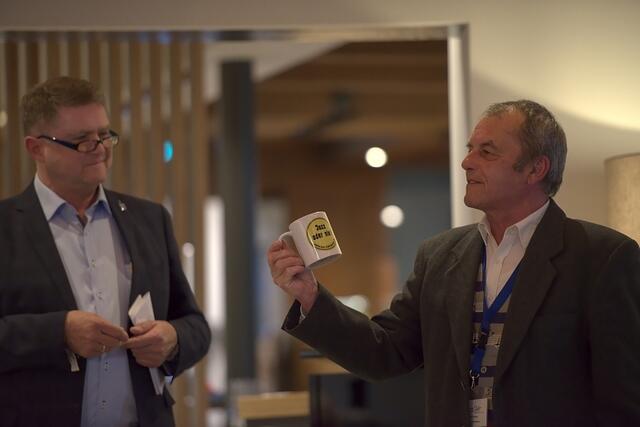 Oberbürgermeister Martin Wolff und Peter Gropp Jubiläum 2022 | Foto: Heidrun Kirchgeßner 