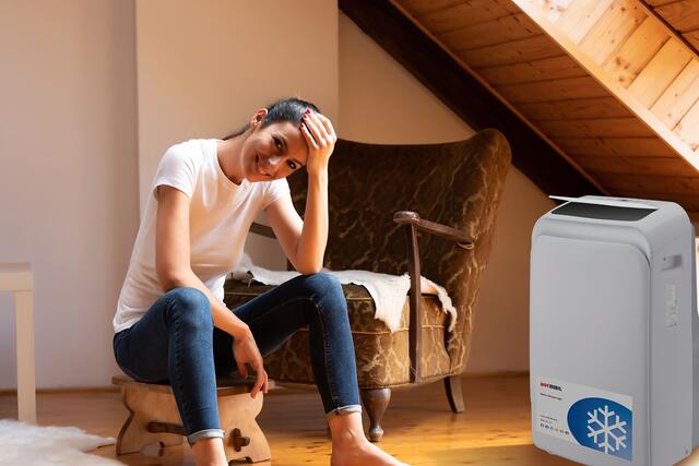 Mit einer mobilen Klimaanlage genießen auch Dachgeschossbewohner den Sommer. Foto: djd/Hotmobil/Spectral-Design/Shutterstock
| Foto: djd/Hotmobil/Spectral-Design/Shutterstock