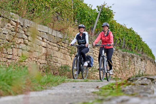 Die Fahrt durch malerische Weinberge macht Lust auf regionalen Weingenuss – erhältlich in jeder Besenwirtschaft. Foto: djd/Kraichgau Stromberg Tourismus/Christian Ernst | Foto: djd/Kraichgau Stromberg Tourismus/Christian Ernst