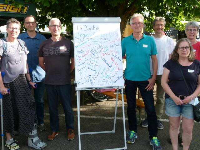 Botschaft vom Klimatag für den Bürgermeister - Legen Sie los, Herr Borho! | Foto: martin stock