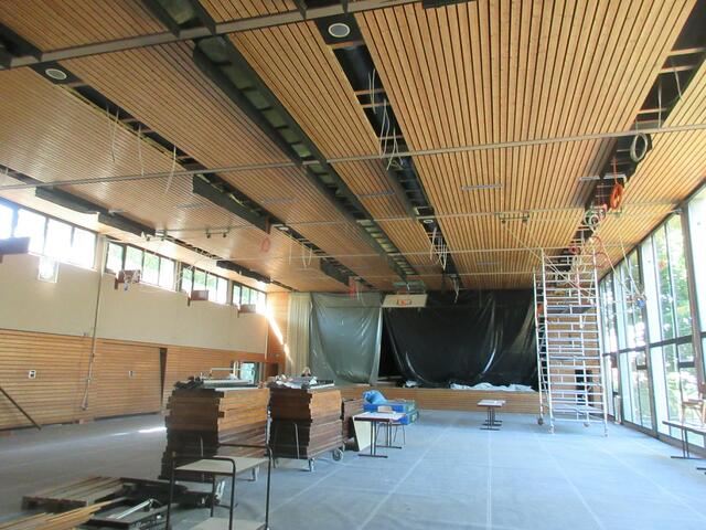 Die Halle selbst wird sich nach der Sanierung optisch kaum verändert haben.  | Foto: ger