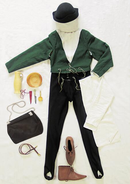 Kleider machen Leute! Basis-Ausstattung für Frau &amp; Mann nach den Schnitten aus dem Buch "Um 1504. Die Kleidung - Grundausstattung". | Foto: IG Gewand