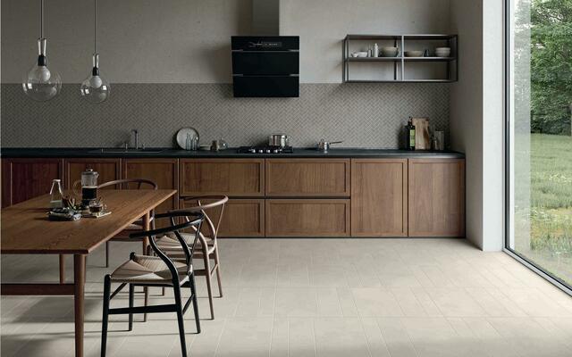 Durch die Wahl eines langlebigen, ökologisch verträglichen Materials wie der keramischen Fliese kann jeder Bauherr seinen C02-Fußbabdruck verbessern und zugleich Geld sparen. Foto: Deutsche Fliese/Agrob Buchtal/akz-o | Foto: Deutsche Fliese/Agrob Buchtal/akz-o