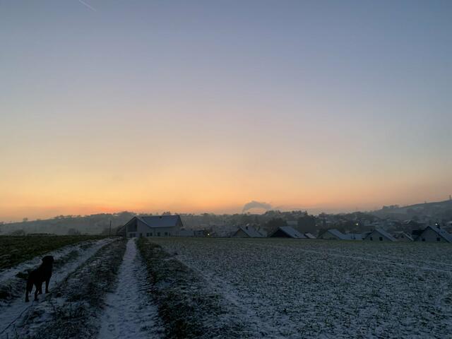 Über den Dächern von Dürrenbüchig von Petra Wieber