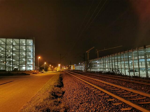 Bretten bei Nacht - welch leuchtendes Juwel von Frank Schneidereit