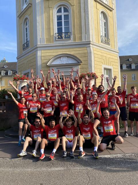 Gemeinsamer Sport beim B2Run in Karlsruhe. | Foto: SEEBURGER