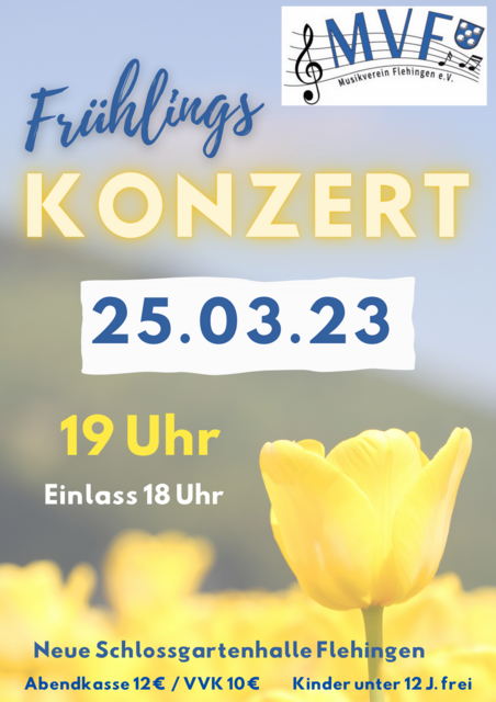 Konzertplakat 2023 | Foto: MV Flehingen e.V.