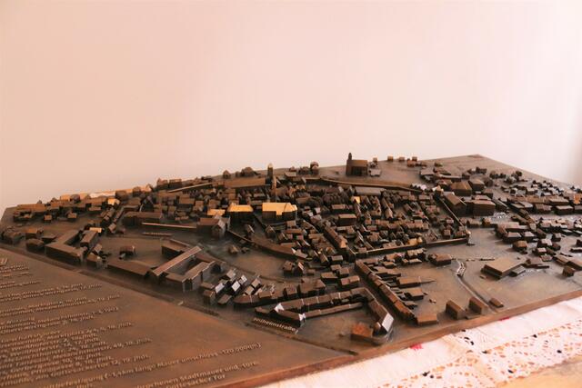 Das Bronzemodell der Brettener Altstadt | Foto: kuna