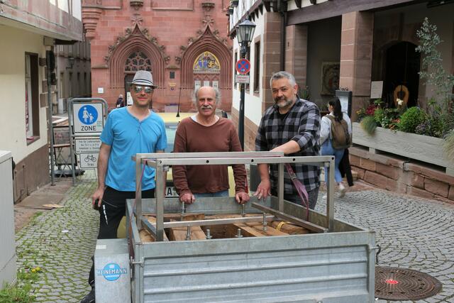 Die Gründungsmitglieder der Bürgerinitiative Altstadtrettung Bretten: Matthias Goll, Rainer Dosch und Karsten Radel (von links). | Foto: kuna