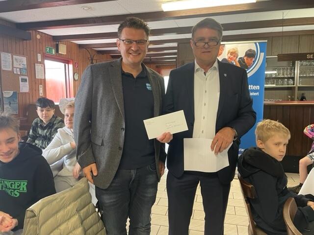 V. Eggert und OB Wolff