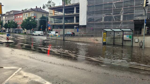 Ein schweres Unwetter ist am Montag, 22. Mai, über Pforzheim und Teilen des Enzkreises niedergegangen. | Foto: Gress / Einsatz-Report24