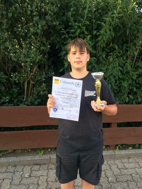 David Schock belegte den 10. Platz in der Klasse 3.