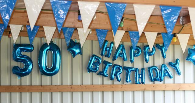 Der FC Neibsheim gratulierte zum Jubiläum und war als Gastgeber bestens organisiert | Foto: Claudia Hauk