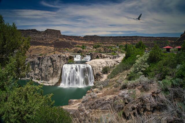 Eingereicht von Michael Gläser. Er schreibt: "Shoshone Falls in Idaho/USA." | Foto: Michael Gläser