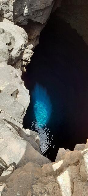 Eingereicht von Margit Göpferich. Sie schreibt: "Kapverden, Sal, Blue Eye - wunderschön." | Foto: Margit Göpferich