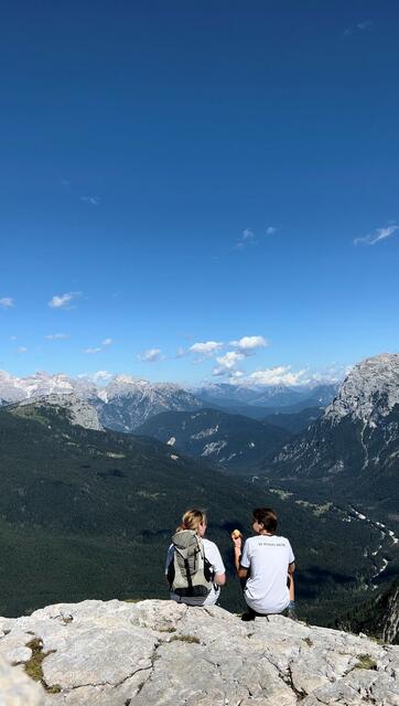 Robin Bayer: "Dolomiten, auf dem Berg Cime del Laudo." | Foto: Robin Bayer