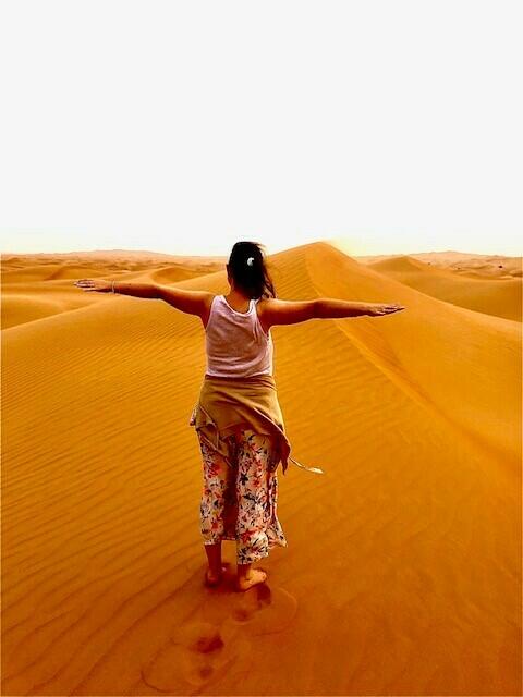 Eingereicht von Tino Villano: "Atemberaubende Landschaft und scheinbar unendliche Weite. Trotz fast 50 Grad kann man Barfuß durch den Wüstensand laufen. Das Bild stammt aus den Vereinigten Arabischen Emiraten, Dubai." | Foto: Tino Villano