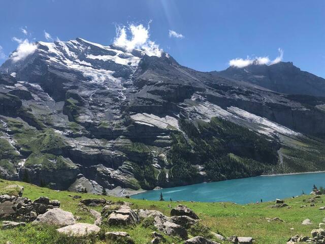 Dominic Neubauer: "Oeschinensee in der Schweiz." | Foto: Dominic Neubauer