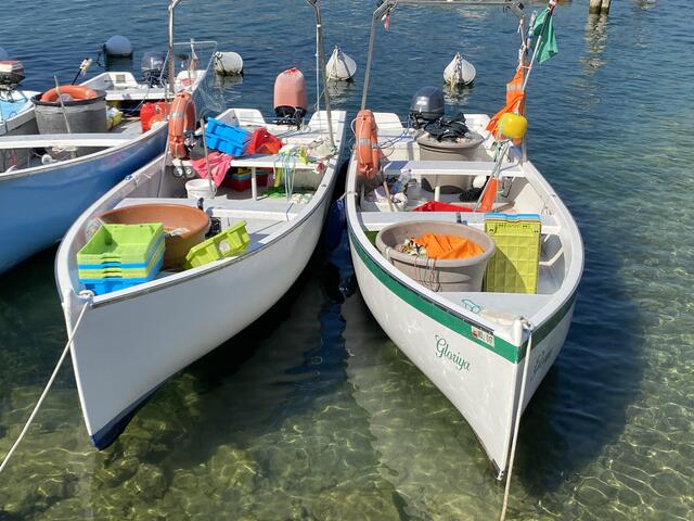 Heike Baumanns: "Fischerboote in Malcesine, Italien, am Gardasee." | Foto: Heike Baumanns
