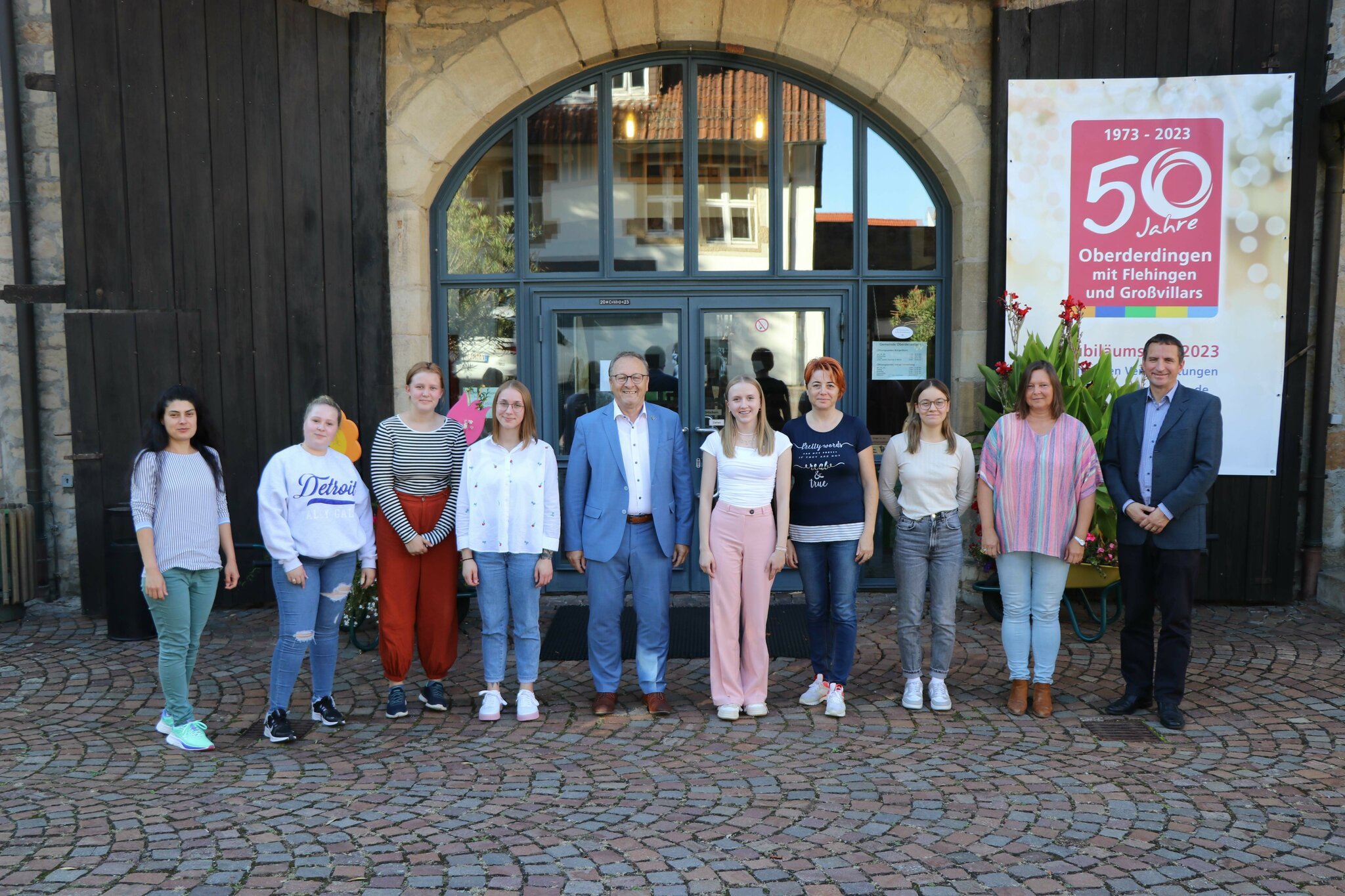 "Alle eine Bereicherung" Auszubildende treffen Bürgermeister Thomas